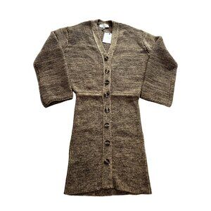 NWT L'Academie Nilsa Dress in Brown Beige Multi